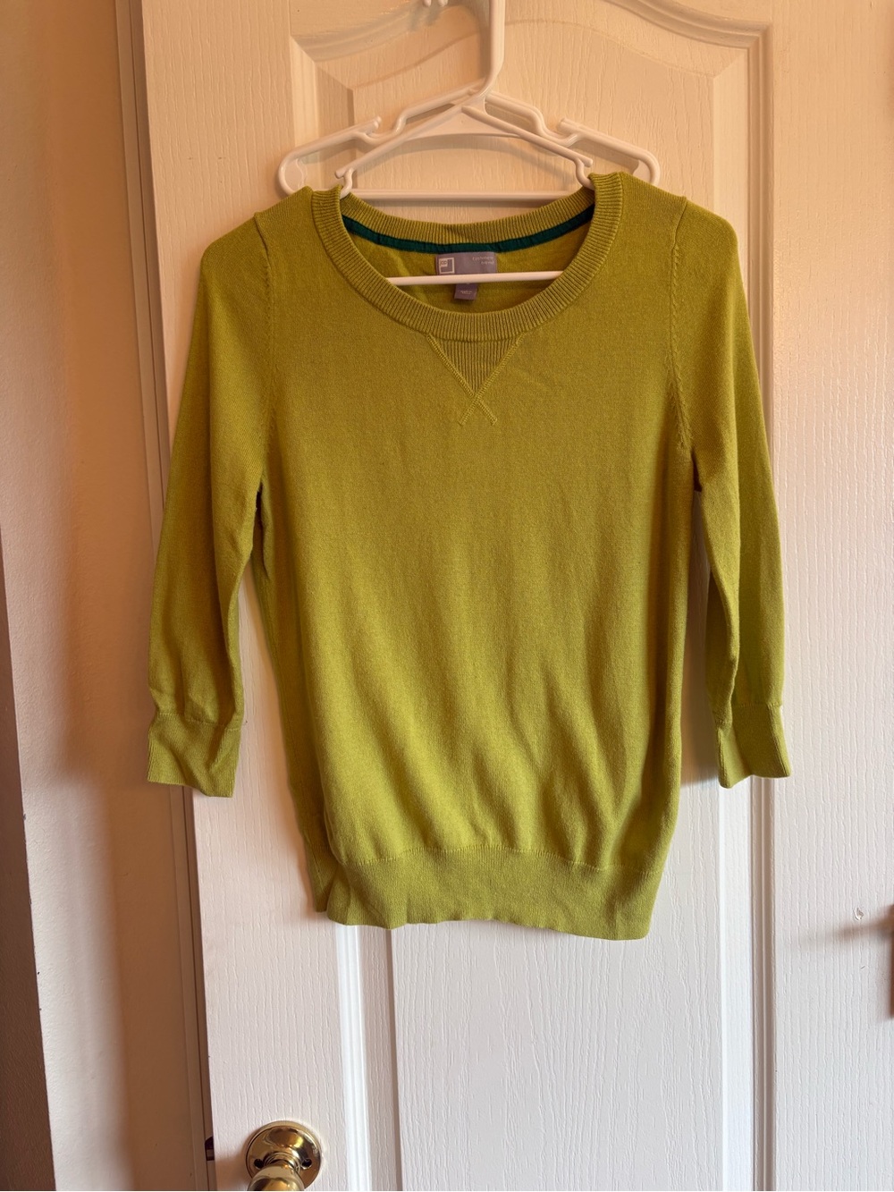 Women's Green cashmere blend Crewneck Sweater